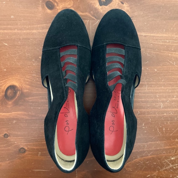 NWOT Pas de Rouge suede shoes - Picture 6 of 8